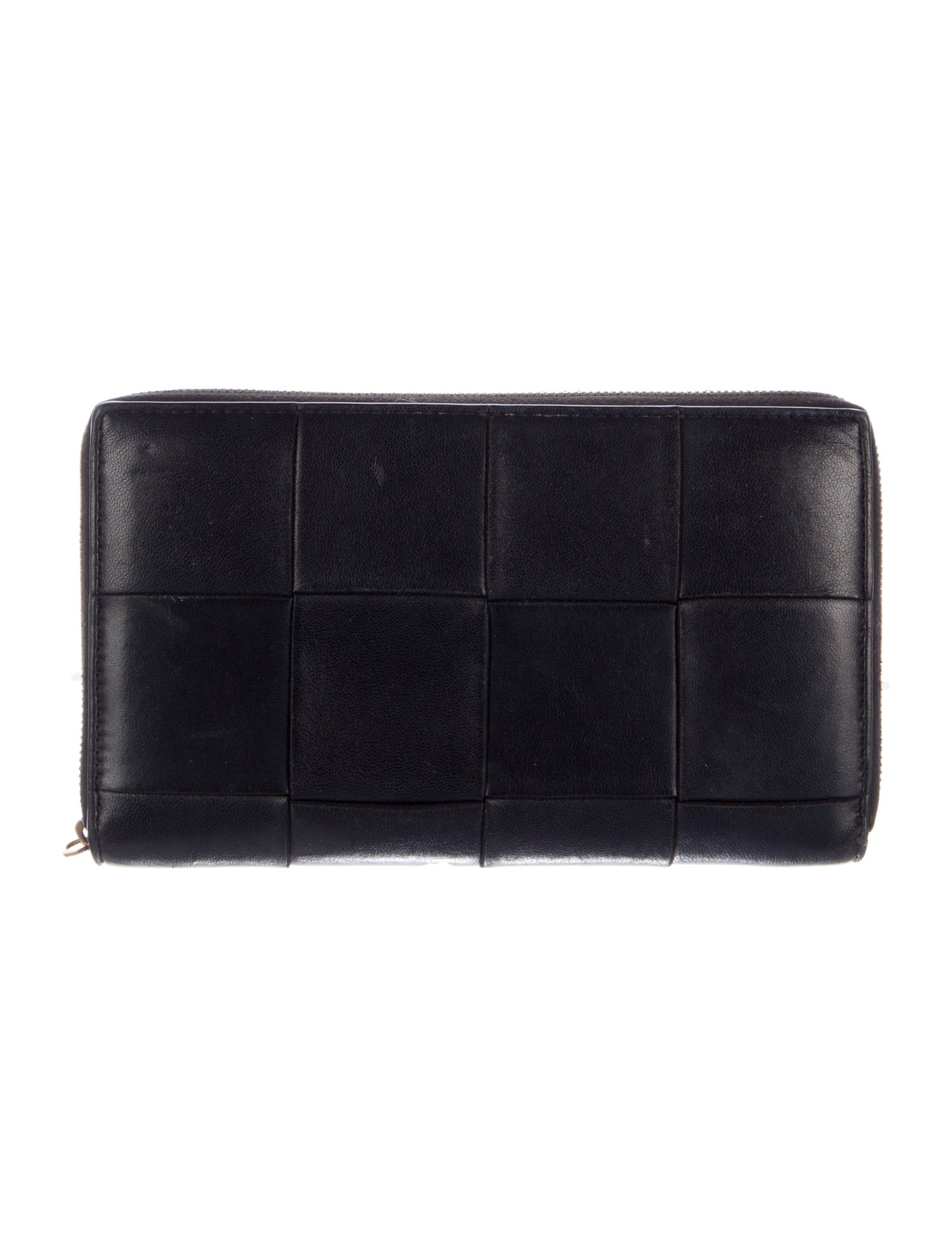 Bottega Veneta Intrecciato Weave Leather Continental Wallet