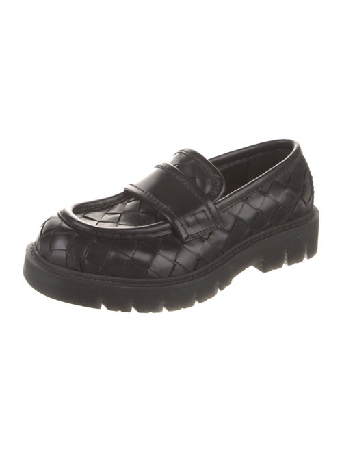 Bottega Veneta Intrecciato Weave Leather Loafers
