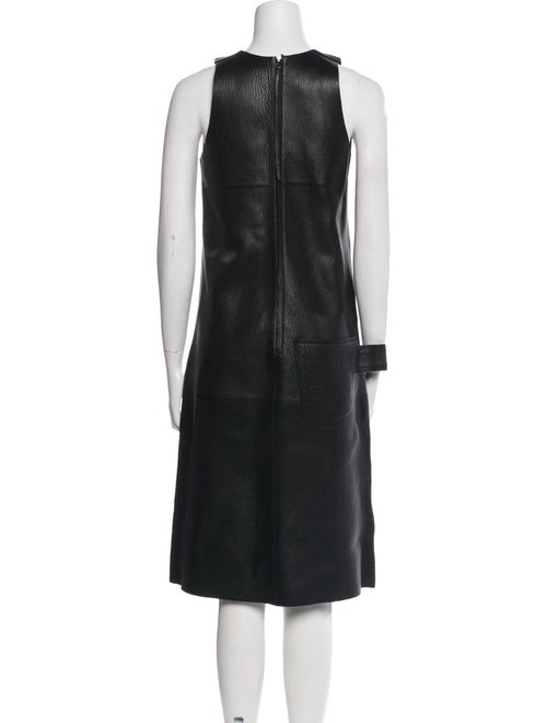 Bottega Veneta Leather Midi Length Dress