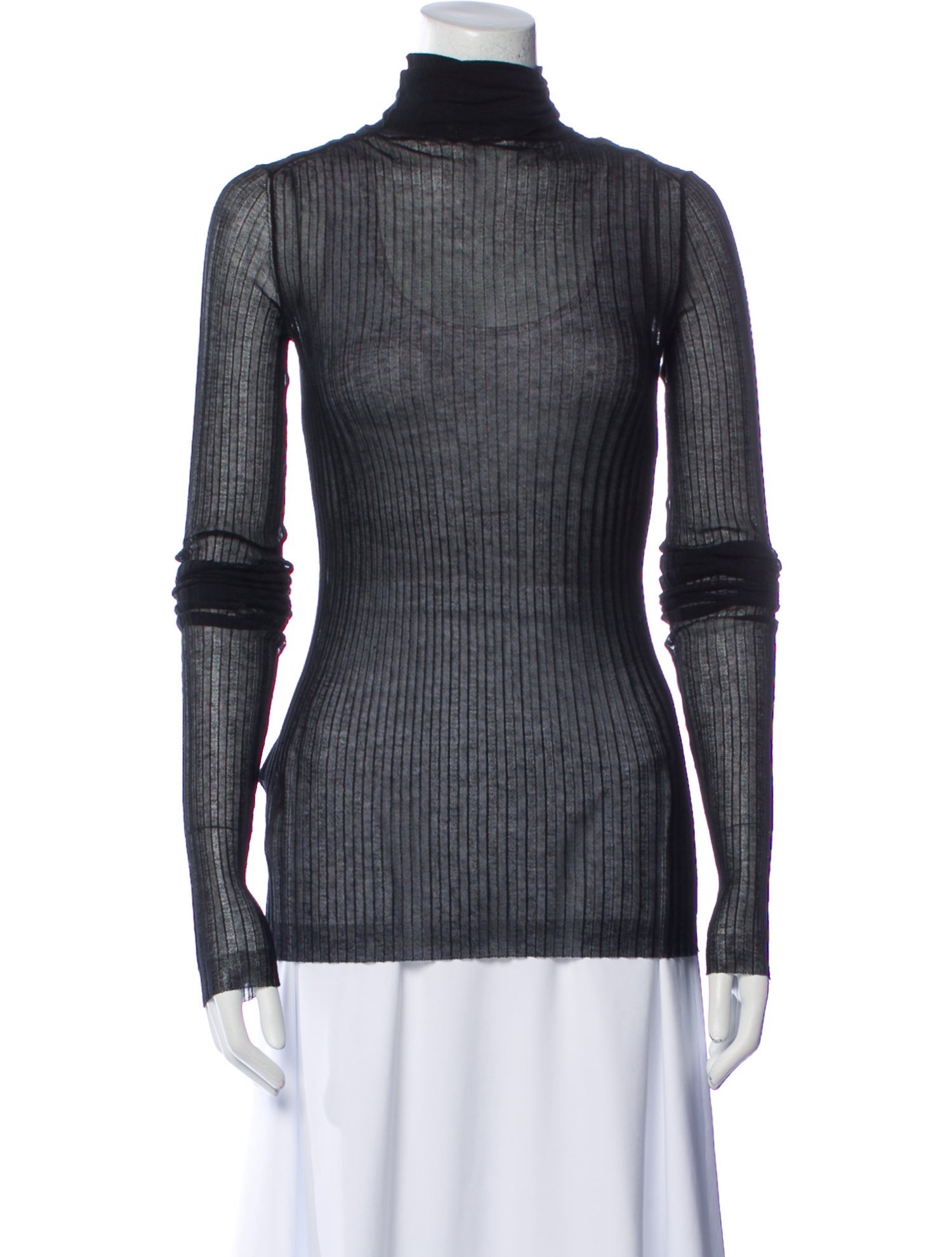 Bottega Veneta Turtleneck Long Sleeve Top