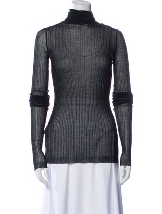 Bottega Veneta Turtleneck Long Sleeve Top