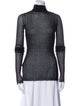Bottega Veneta Turtleneck Long Sleeve Top