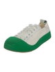 Bottega Veneta Canvas Colorblock Pattern Sneakers