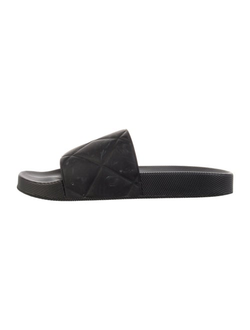 Bottega Veneta Quilted Pattern Rubber Slides