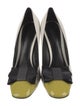 Bottega Veneta Leather Bow Accents Pumps