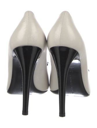 Bottega Veneta Leather Bow Accents Pumps