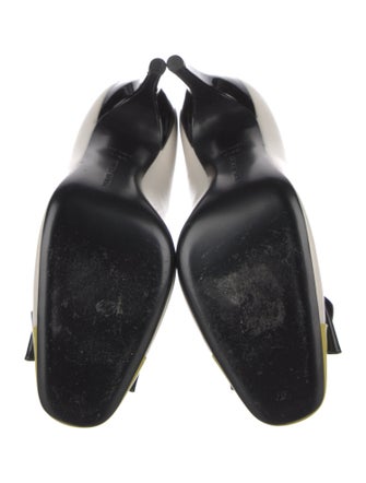 Bottega Veneta Leather Bow Accents Pumps