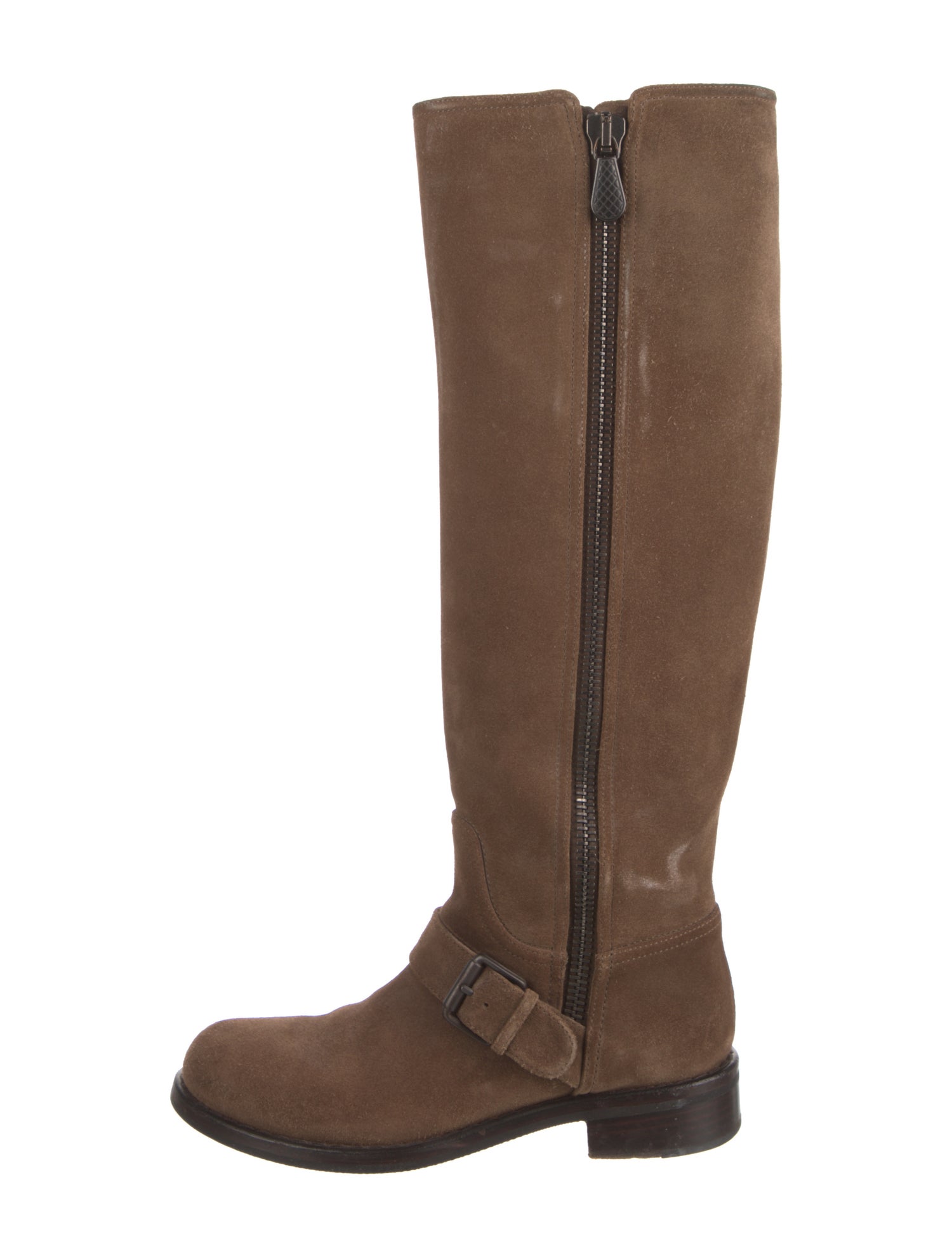 Bottega Veneta Suede Riding Boots