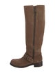 Bottega Veneta Suede Riding Boots