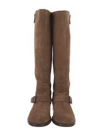 Bottega Veneta Suede Riding Boots