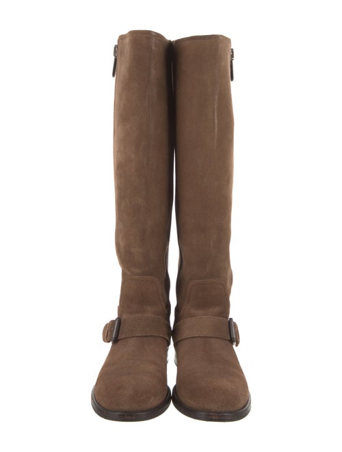 Bottega Veneta Suede Riding Boots
