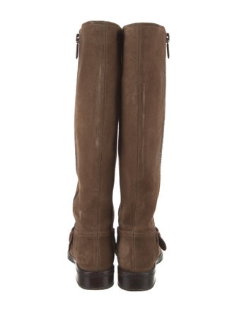 Bottega Veneta Suede Riding Boots