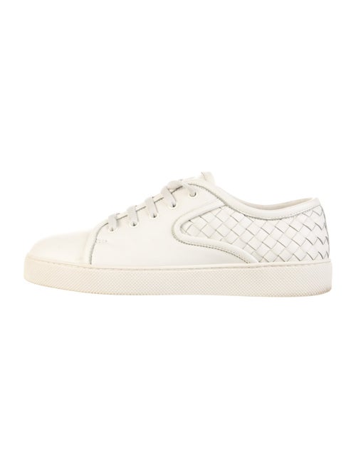 Bottega Veneta Intrecciato Weave Leather Sneakers