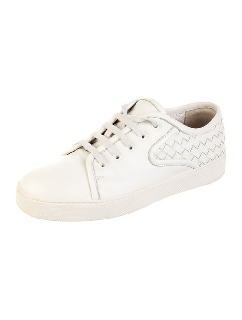 Bottega Veneta Intrecciato Weave Leather Sneakers