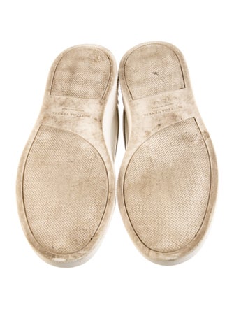 Bottega Veneta Intrecciato Weave Leather Sneakers