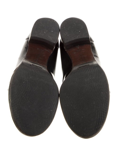 Bottega Veneta Intrecciato Weave Patent Leather Loafers