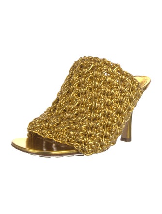 Bottega Veneta Leather Slingback Sandals