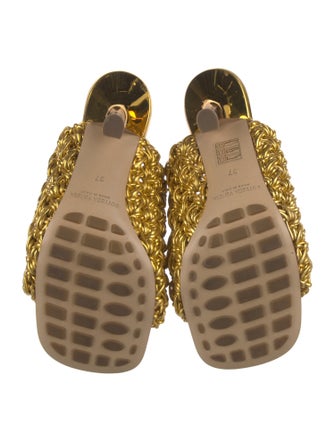 Bottega Veneta Leather Slingback Sandals