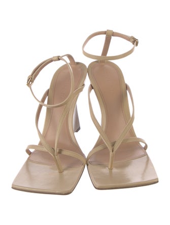 Bottega Veneta Leather T-Strap Pumps