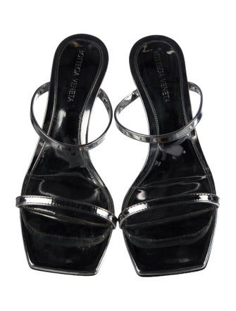 Bottega Veneta Patent Leather Slides