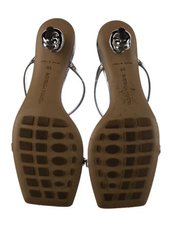 Bottega Veneta Patent Leather Slides