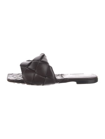 Bottega Veneta Leather Slides