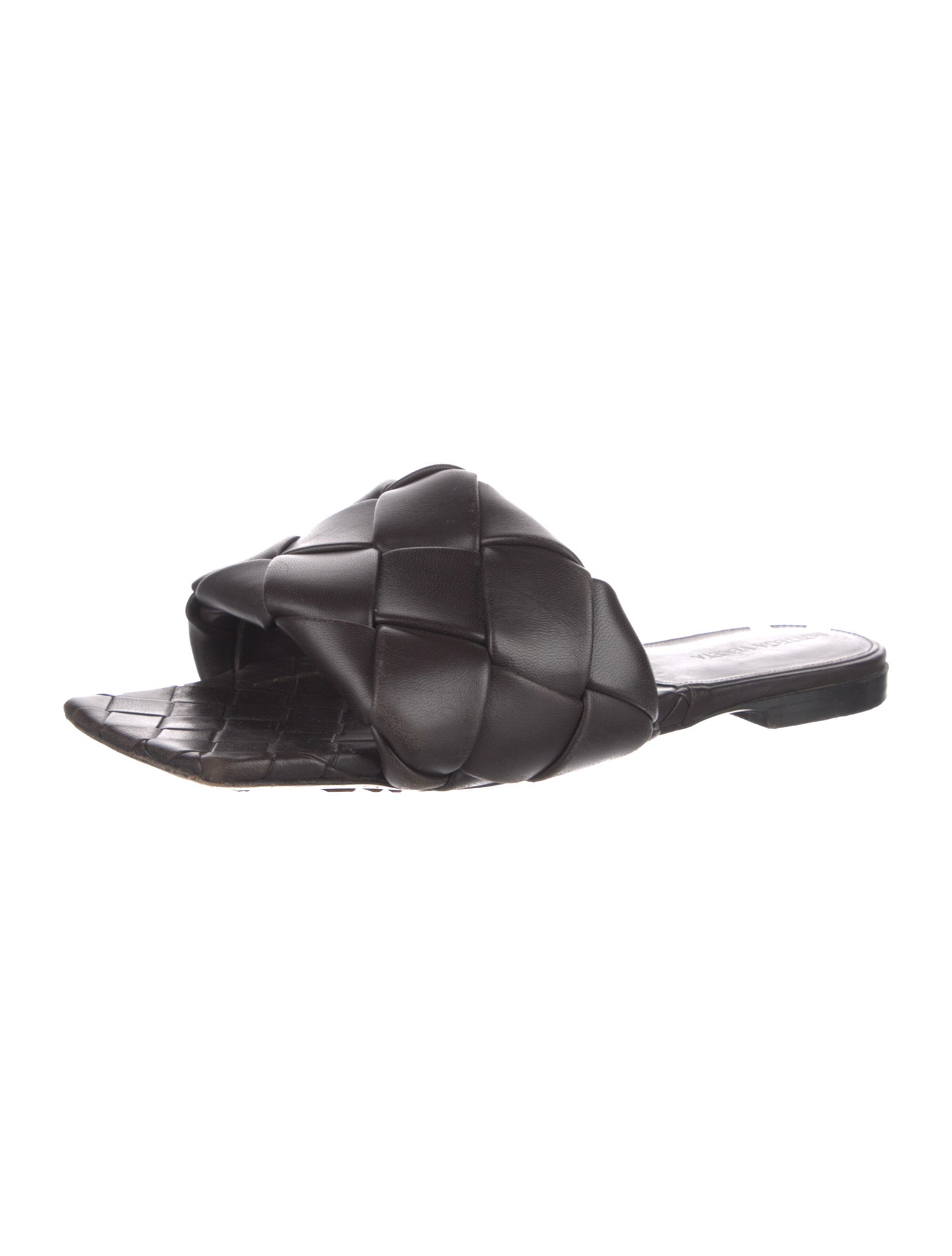 Bottega Veneta Leather Slides