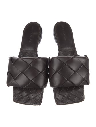 Bottega Veneta Leather Slides