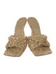 Bottega Veneta Raffia Braided Accents Slides