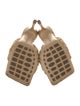 Bottega Veneta Raffia Braided Accents Slides