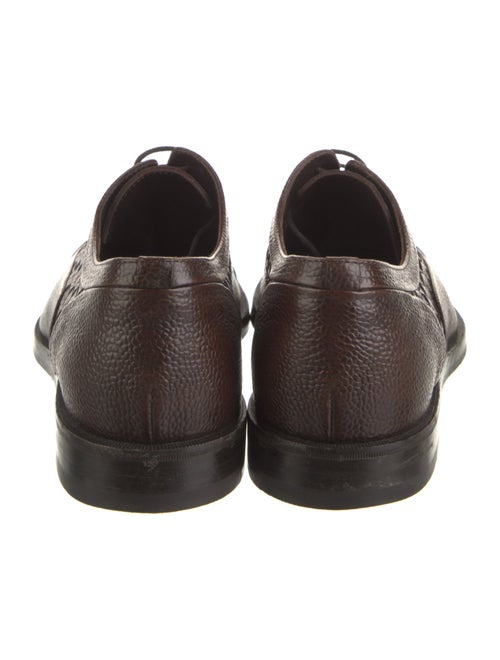 Bottega Veneta Intrecciato Weave Leather Oxfords
