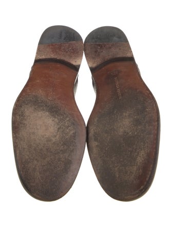 Bottega Veneta Intrecciato Weave Leather Oxfords