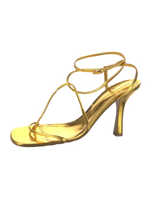 Bottega Veneta Leather T-Strap Sandals