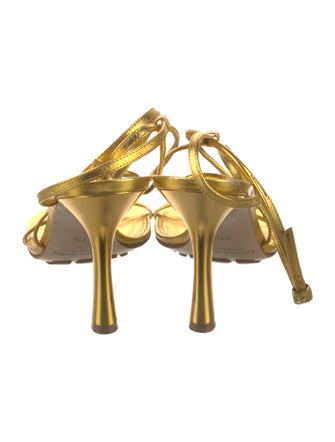 Bottega Veneta Leather T-Strap Sandals