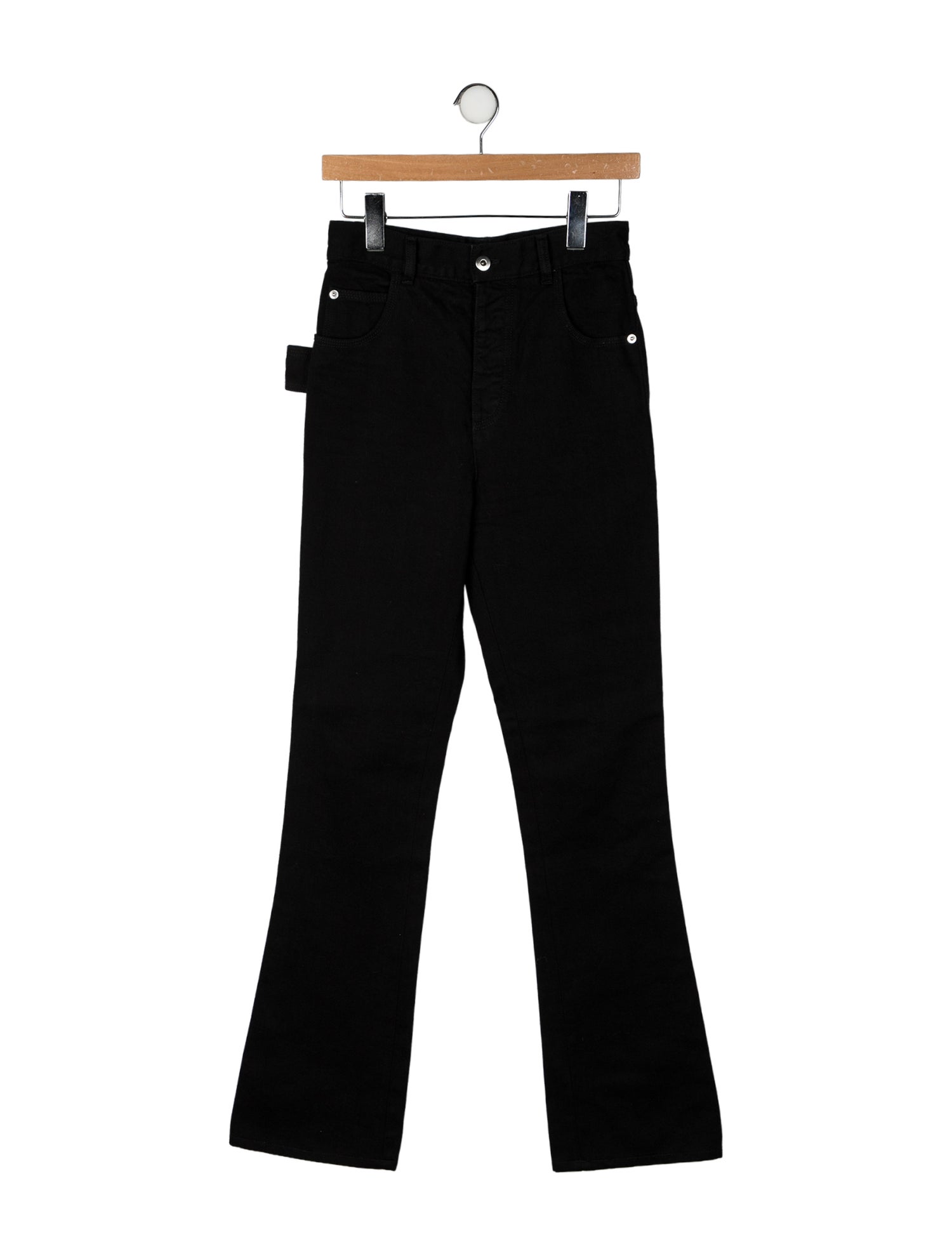Bottega Veneta High-Rise Straight Leg Jeans