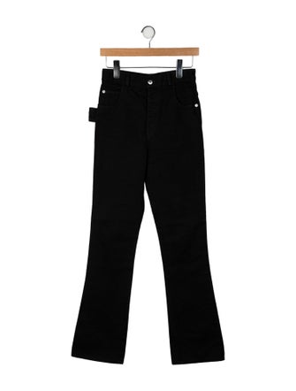 Bottega Veneta High-Rise Straight Leg Jeans