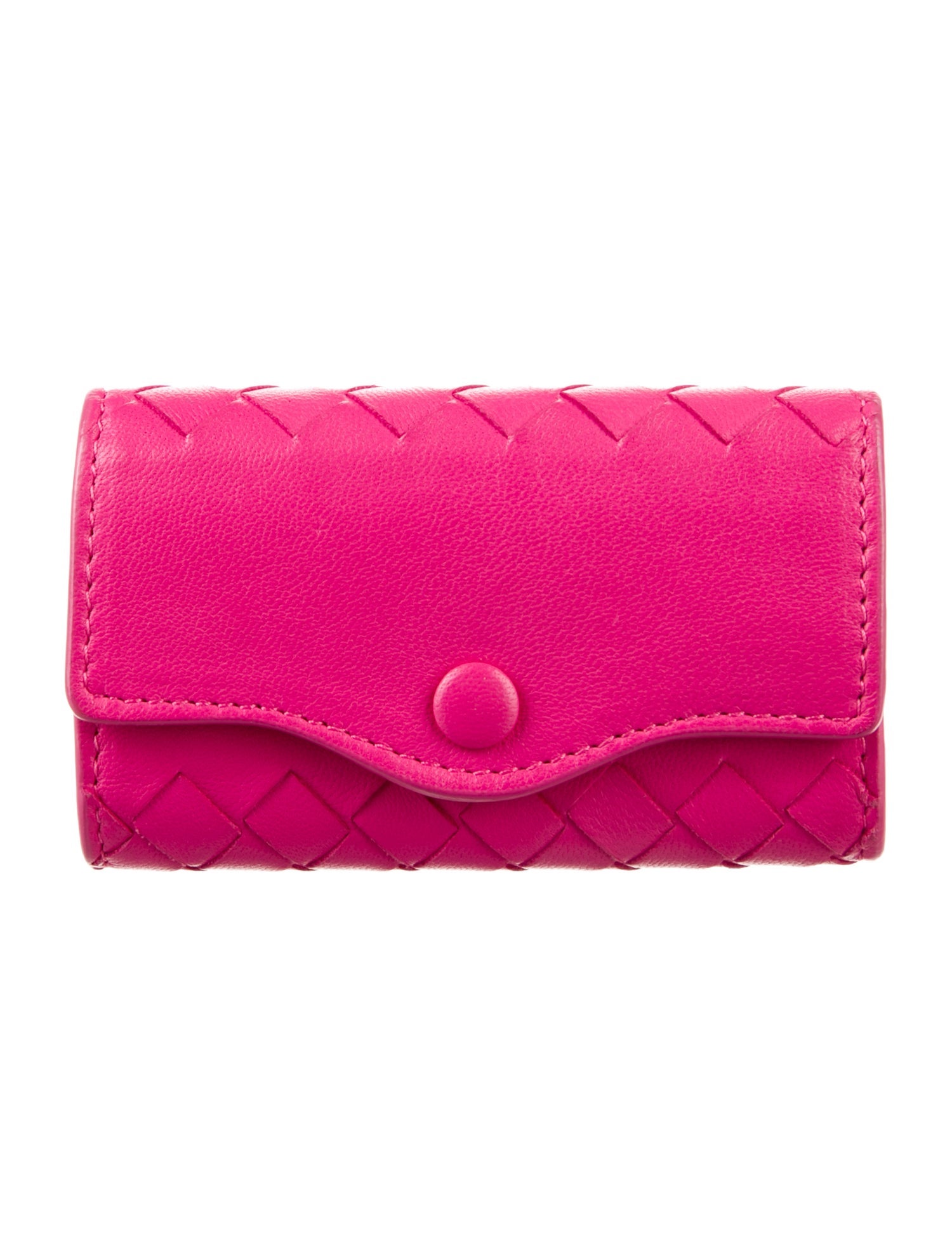 Bottega Veneta Leather Key Holder Wallet