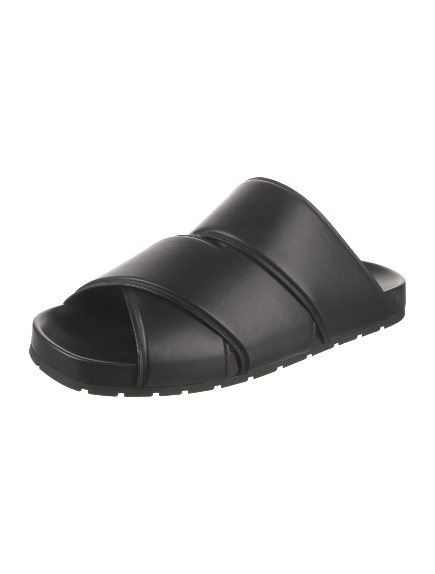 Bottega Veneta Leather Slides