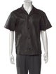 Bottega Veneta Lambskin Short Sleeve Shirt