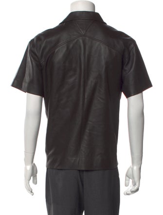 Bottega Veneta Lambskin Short Sleeve Shirt