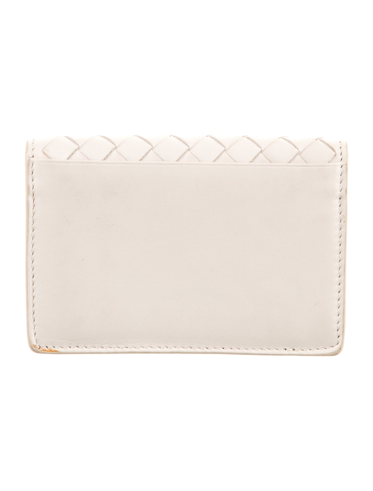 Bottega Veneta Vintage Intrecciato Weave Compact Wallet