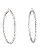 Bottega Veneta Intrecciato Hoop Earrings