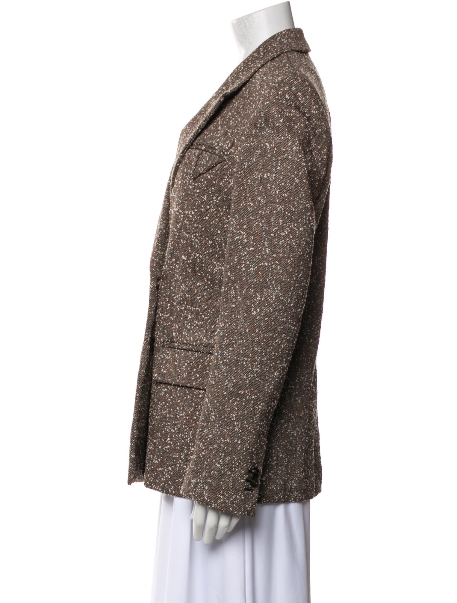 Bottega Veneta Tweed Pattern Blazer w/ Tags