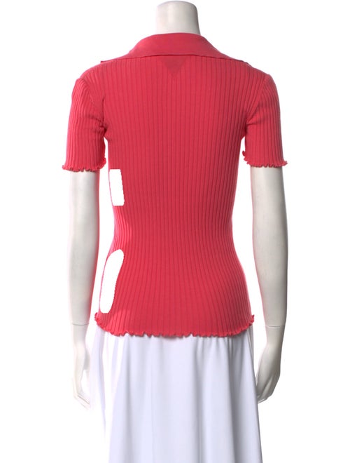 Bottega Veneta V-Neck Short Sleeve Polo