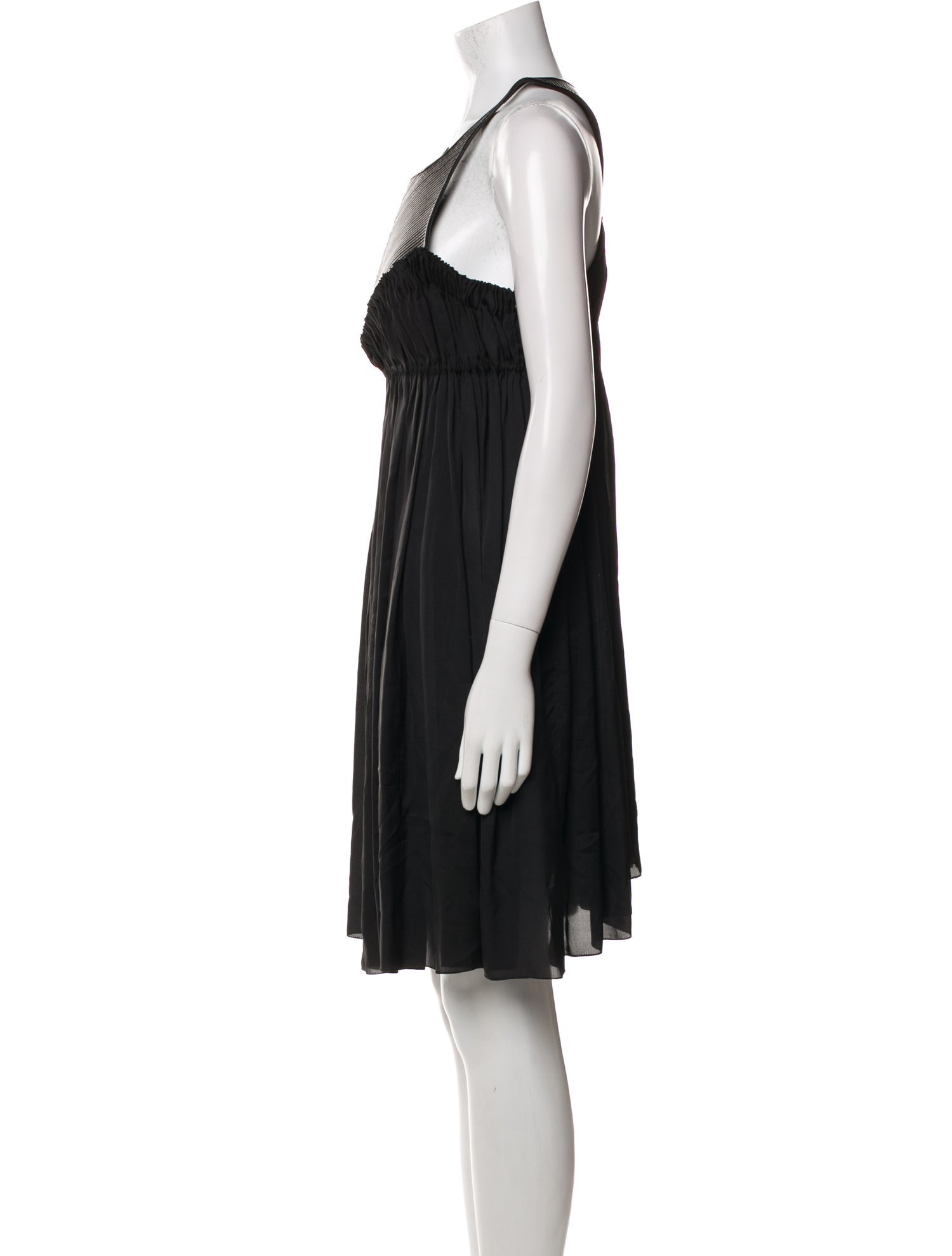 Bottega Veneta Leather Knee-Length Dress