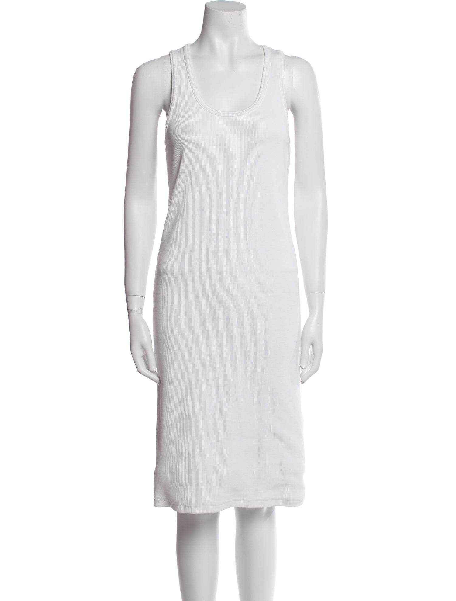 Bottega Veneta Scoop Neck Midi Length Dress