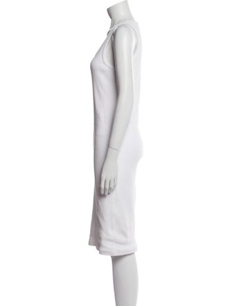 Bottega Veneta Scoop Neck Midi Length Dress