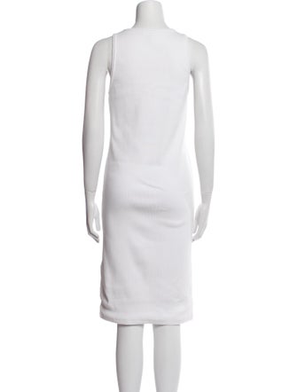 Bottega Veneta Scoop Neck Midi Length Dress