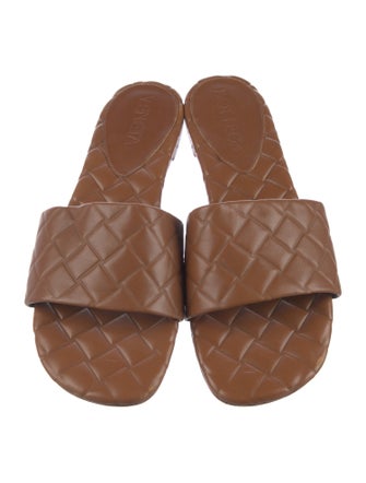 Bottega Veneta Leather Slides