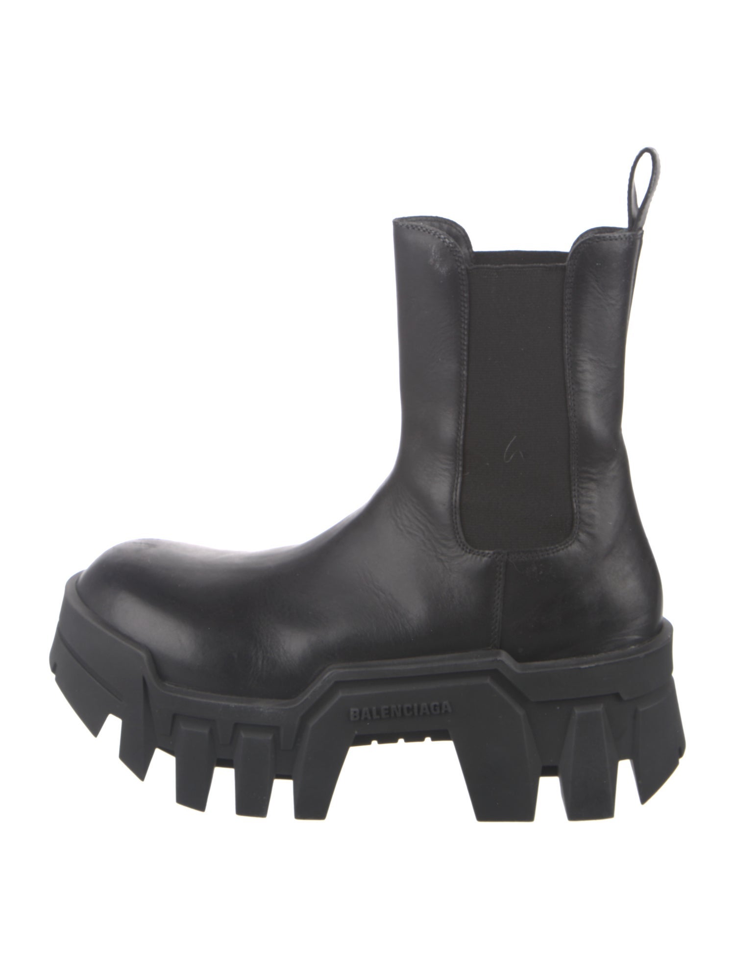 Balenciaga Bulldozer Leather Chelsea Boots